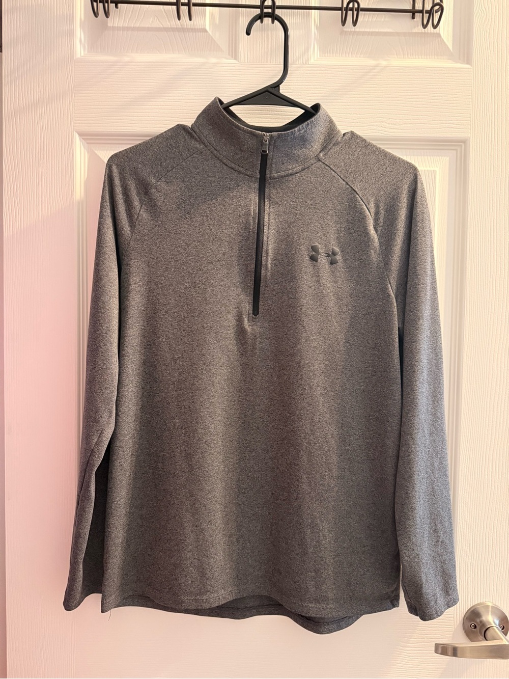 Under Armour Gray Quarter-Zip Athletic Pullover